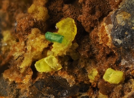 Autunite Torbernite - Bigay - Lachaux - Puy de dôme