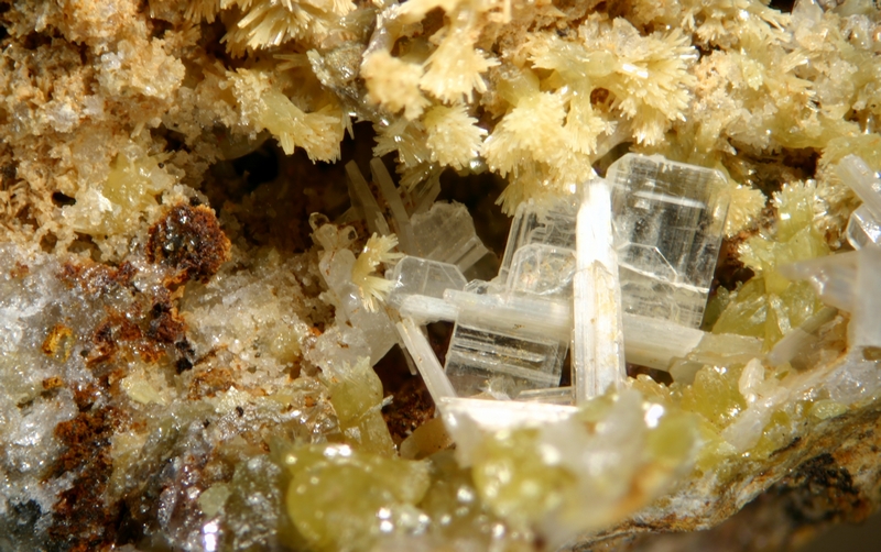 Pyromorphite Cérusite - Ste Marguerite Lafigère - Ardèche -JCC - Cristal 5 mm.jpg