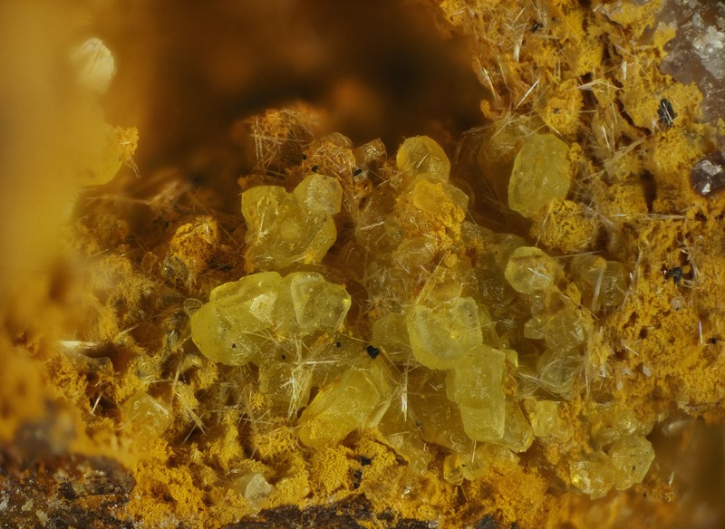 Autunite Uranophane - Bigay - Lachaux - Puy de dôme