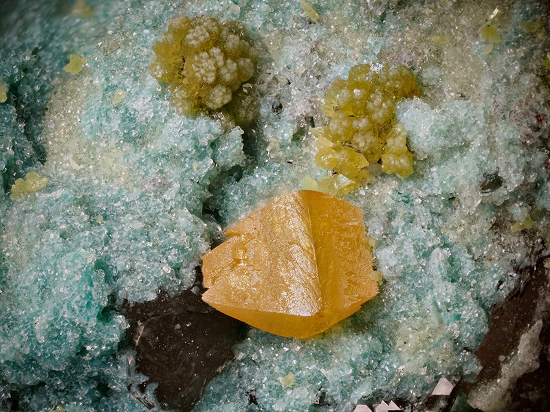 Wulfénite Mimétite - Longefay - Poule les Echarmeaux - Rhône champ 2,6.jpg