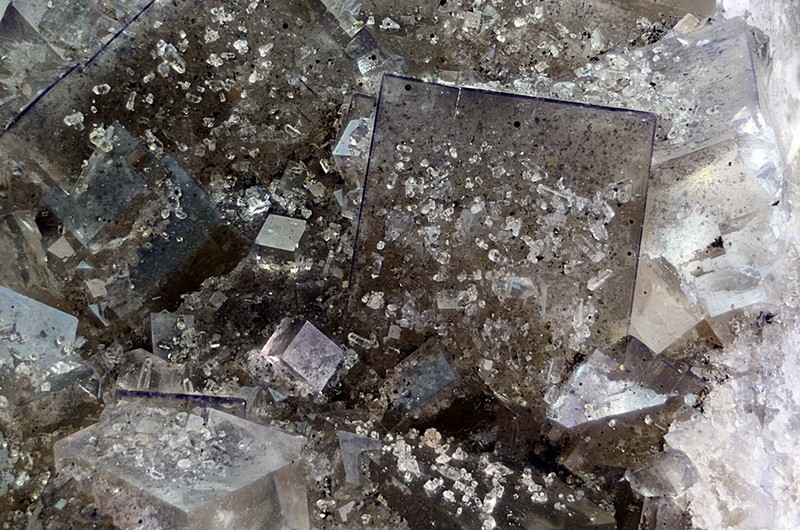 N°10234 Fluorite-Calcite Birrity Quarry Arbouet-Sussaute Pyrénées-Atlantiques France - Champ 8mm  Copyright Photo & Collection Pascale et Daniel Journet.jpg