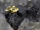 Chalcopyrite  Sphalerite Fluorite - Carrière de Côte Rousse - Vensat  - Puy de Dôme