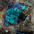 Chalcophyllite Azurite - Villecun - Olmet et Villecun - Hérault
