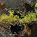 Phosphuranylite Uranophane - Carrière de Kerguillo - Guilers - Finistère